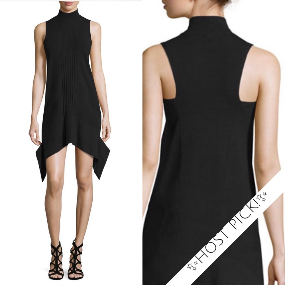✨HP!✨ NWT Parker Black Architectural Hem Dress